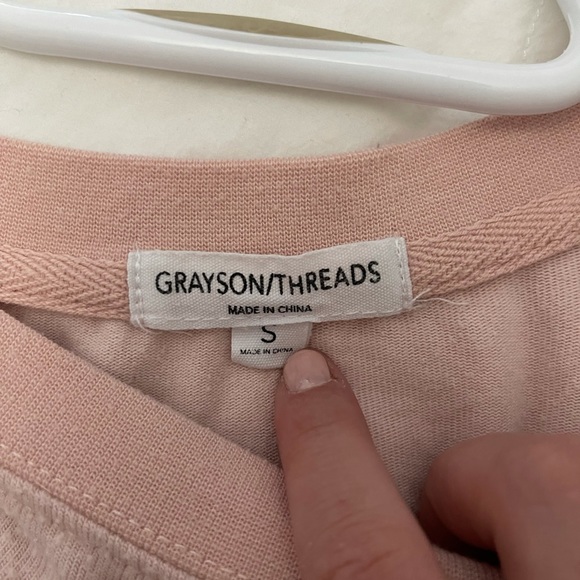 Pink crewneck sweater - Picture 3 of 4